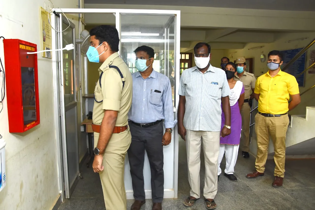  Automatic Body Heat Testing Equipment! Superintendent of Police, Cuddalore Launched!